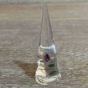 NEW! Amethyst Cubic Zirconia Ring